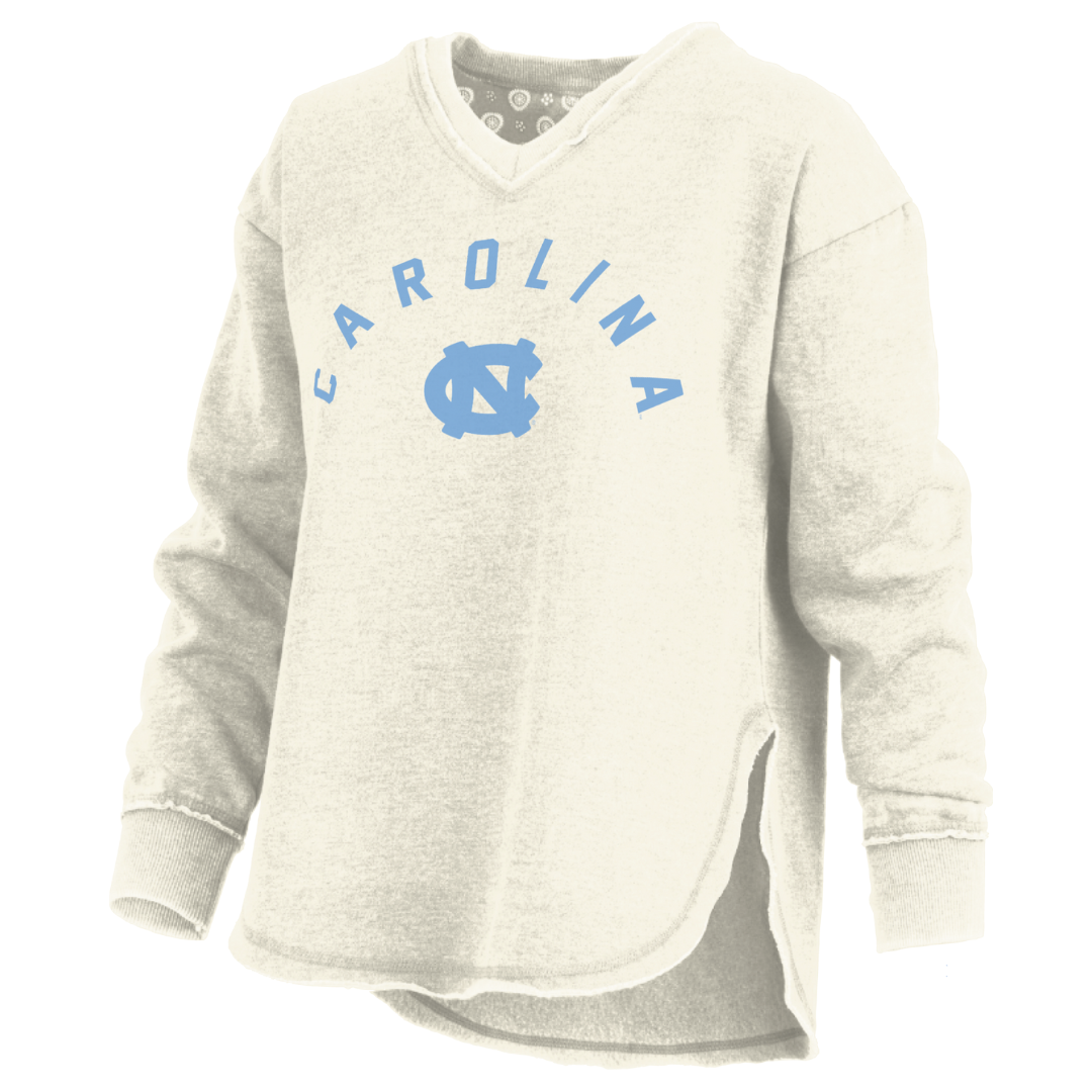 Women's Pressbox Carolina Blue North Carolina Tar Heels Southlawn  Sun-Washed T-Shirt