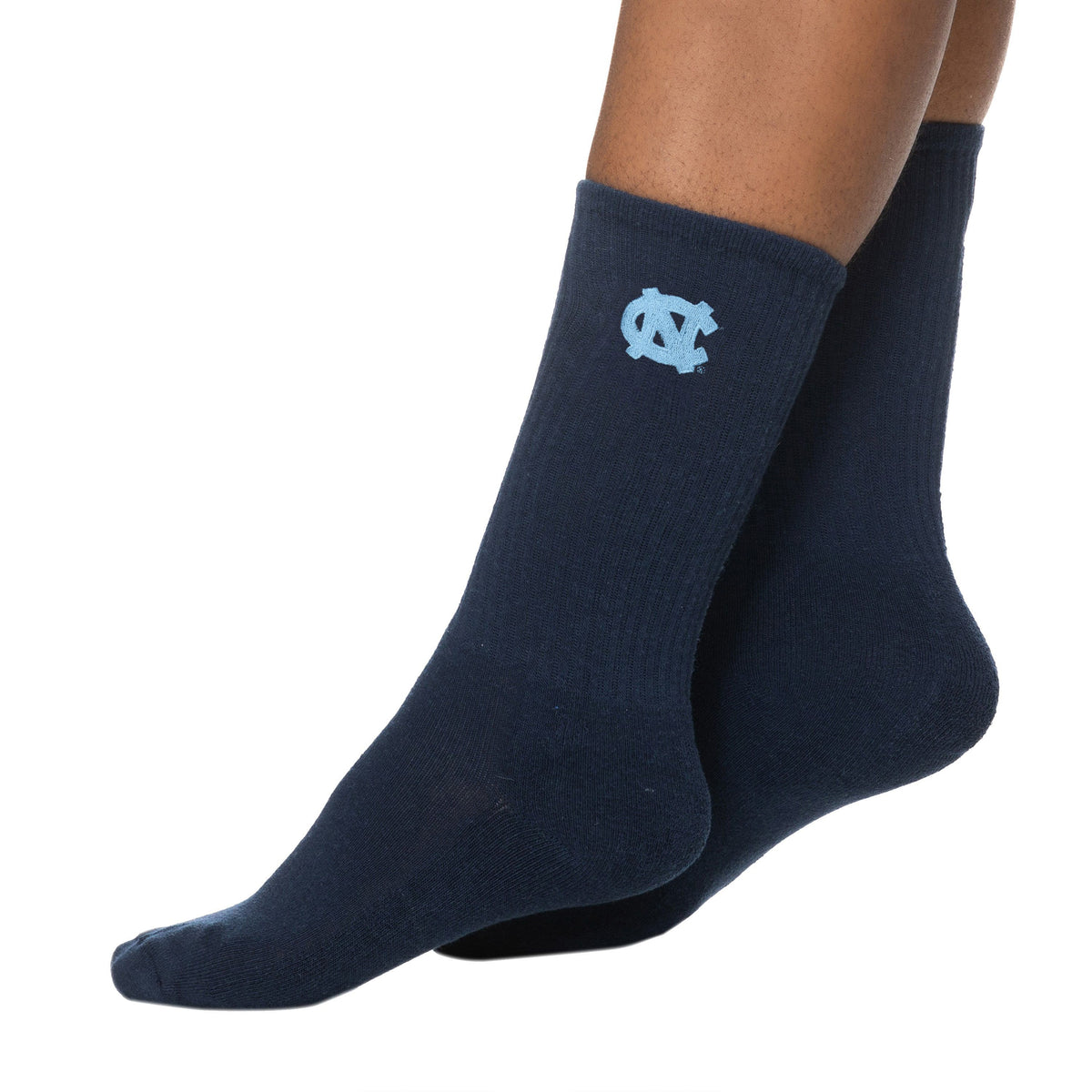 UNC Navy Crew Socks