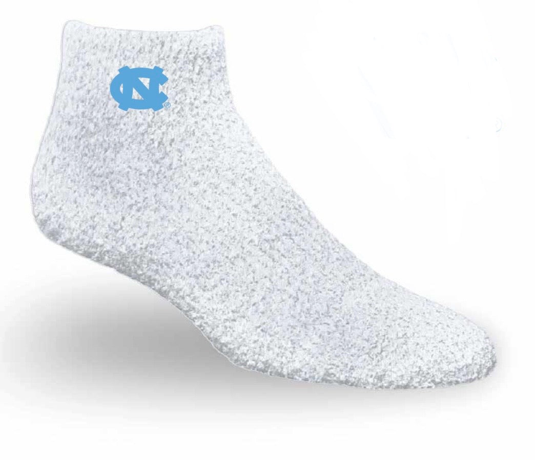 UNC White Cozy Socks