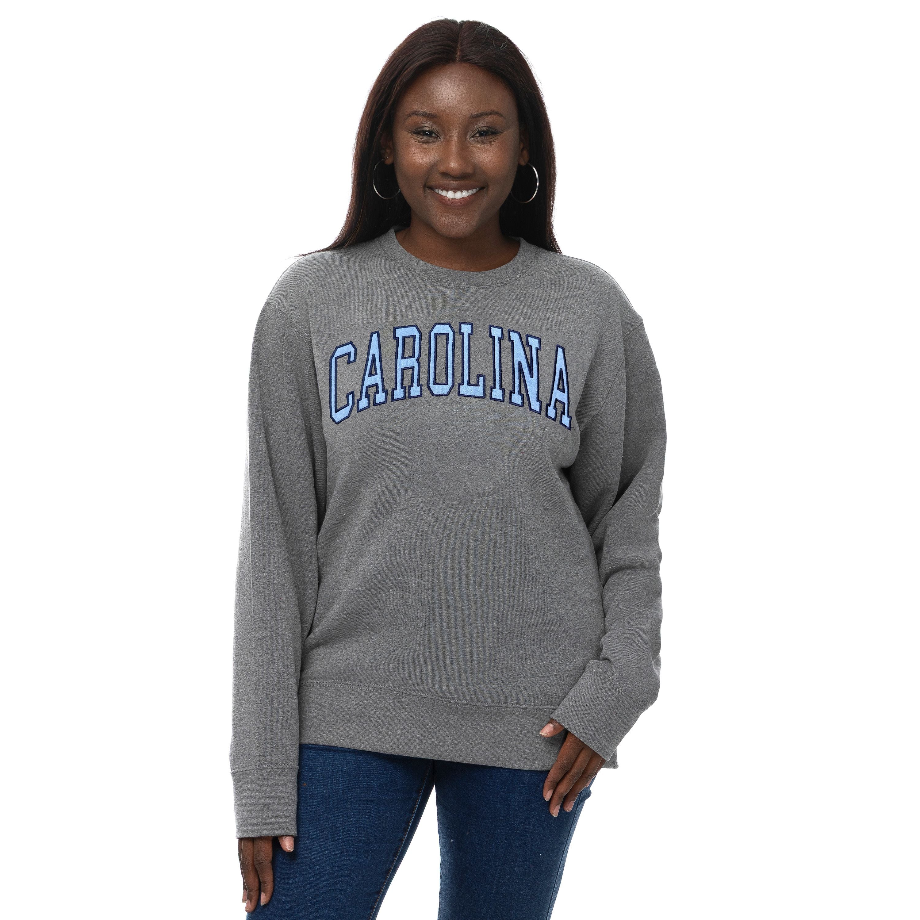 Carolina Embroidered Sport Crewneck
