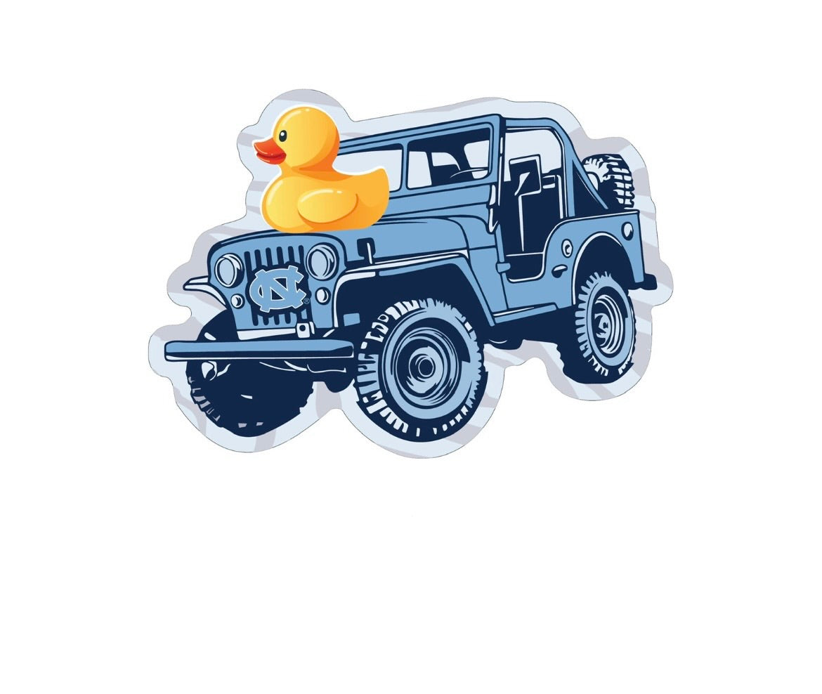 UNC Jeep Decal
