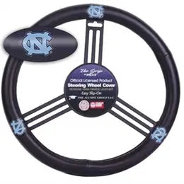 UNC Leather Steering Wheel Cover