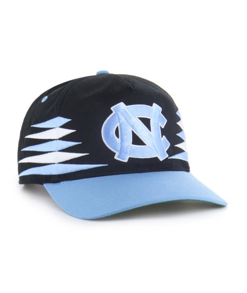 Carolina Logo Black Diamond Cut Hat