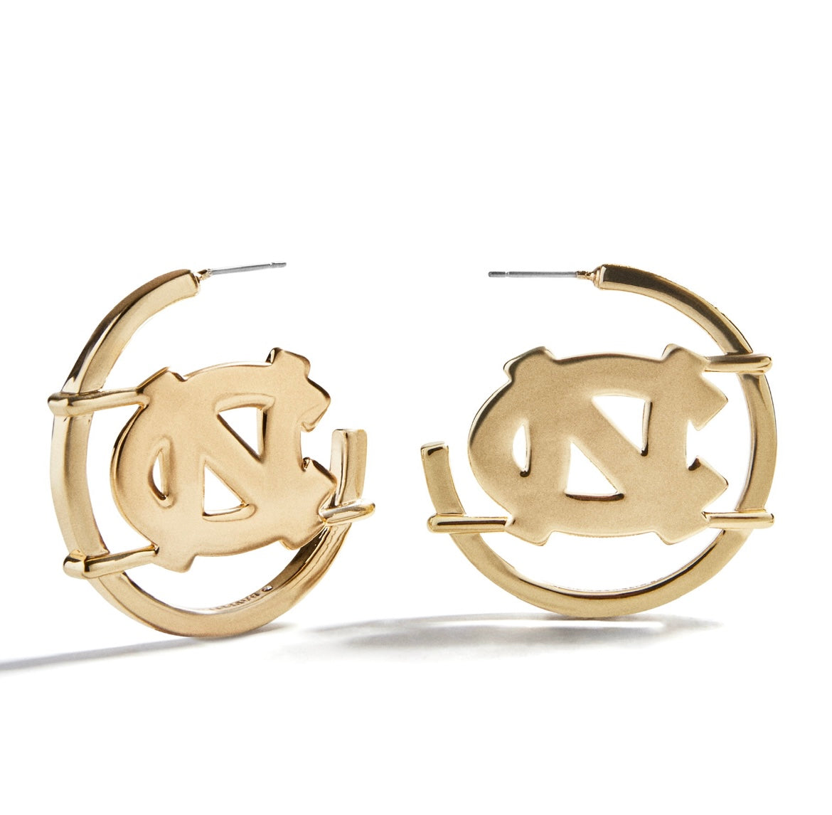 UNC Logo Hoop Earrings