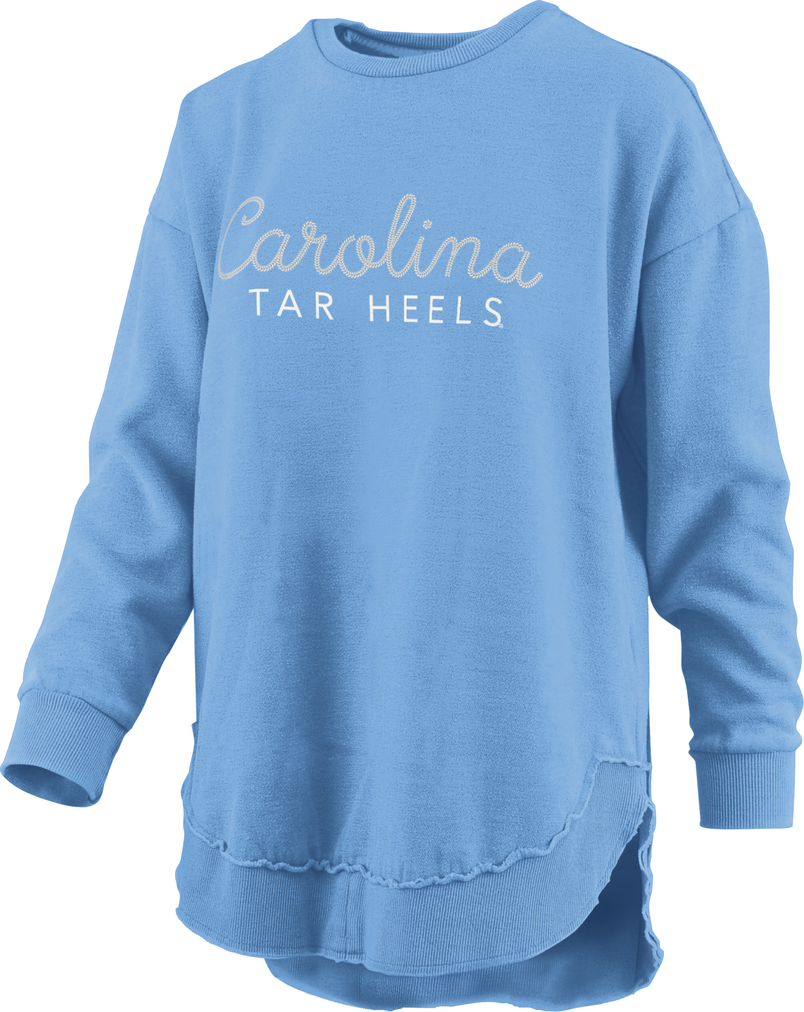 Carolina Tar Heels Chain Stitch Crewneck