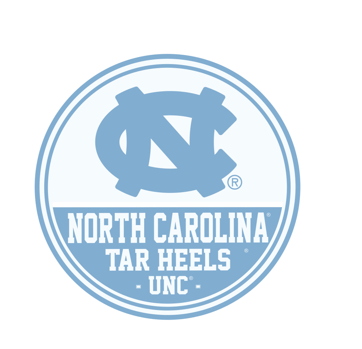 UNC Tar Heels Artwood Magnet