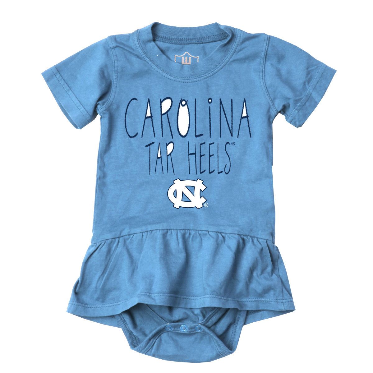 Carolina Tar Heels Ruffle Onesie