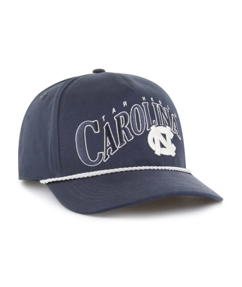 Carolina Tar Heels Black Rope Hat