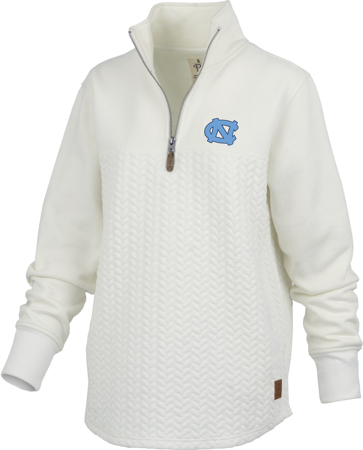 North Carolina "Mia" - Mock-Neck 1/4 Zip Oversized Fleece