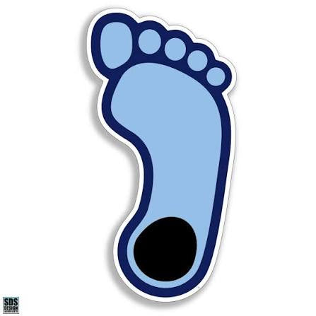 UNC Tar Heel Foot Magnet