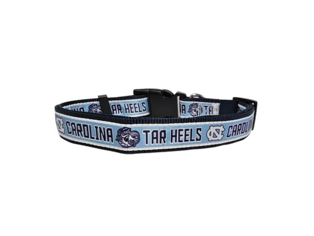 Carolina Tar Heels Satin Dog Collar