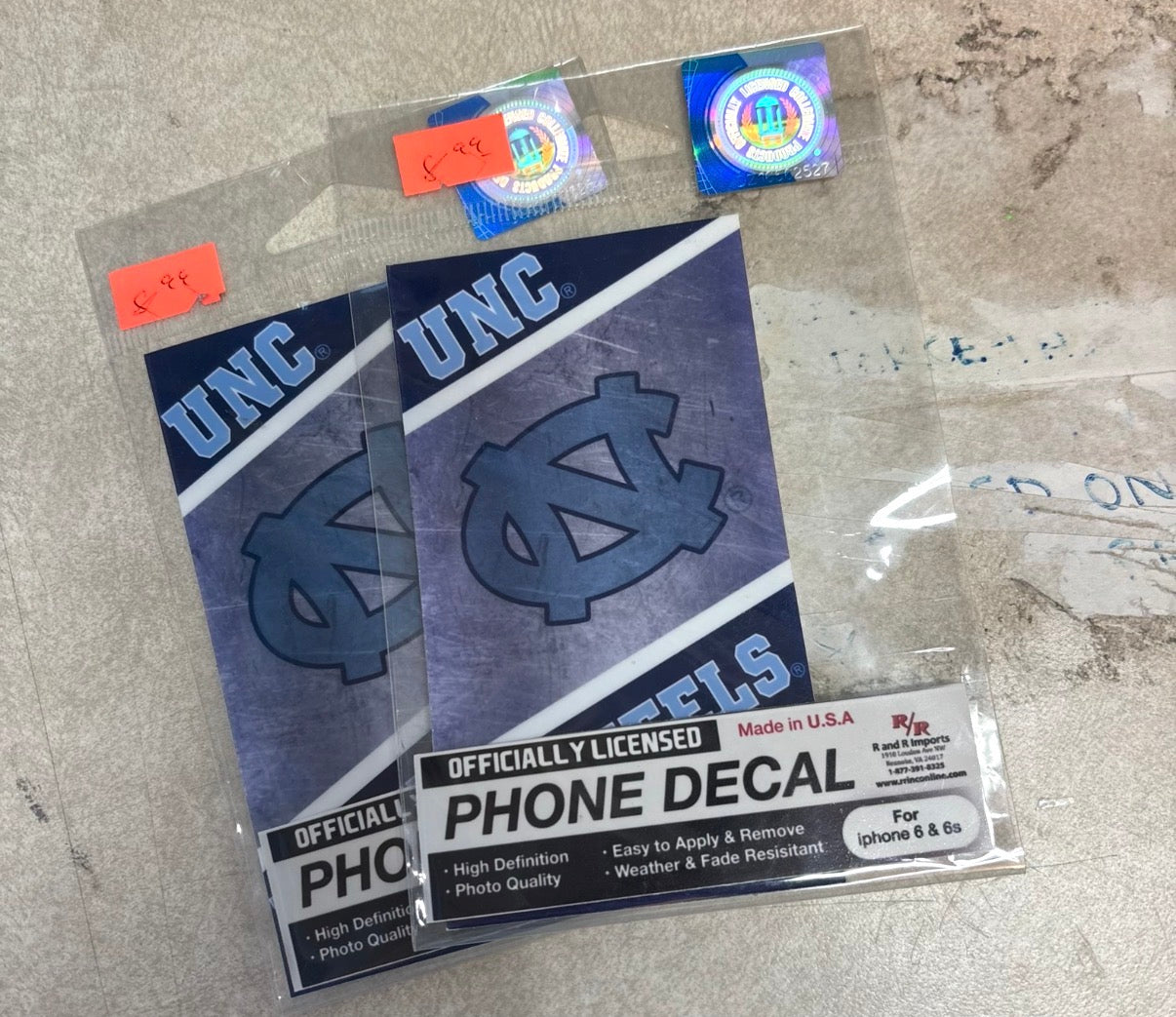 Vintage UNC Tar Heels Sticker