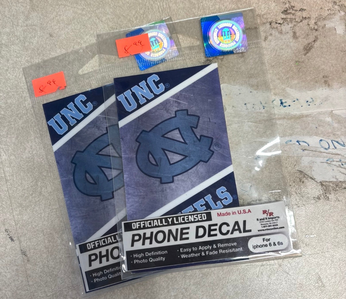 Vintage UNC Tar Heels Sticker