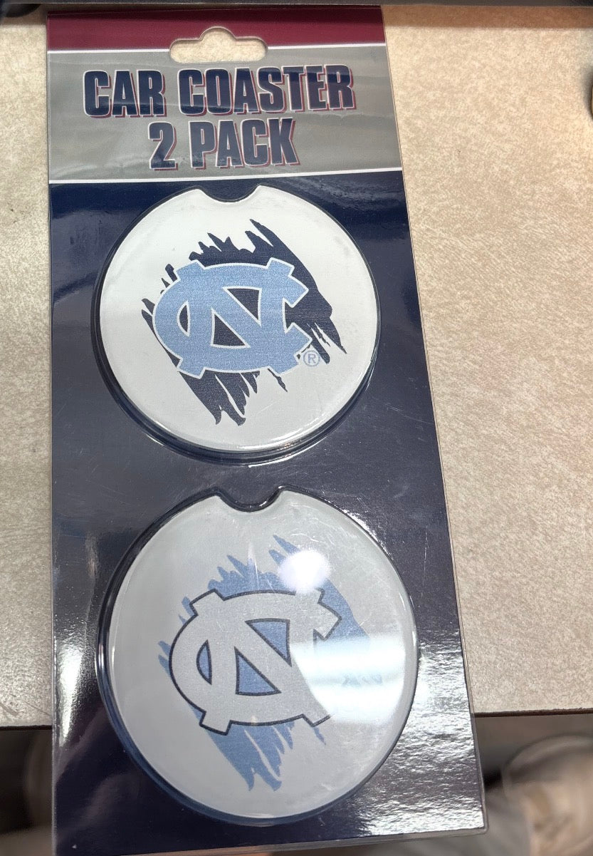 UNC 2 Pack Car Coasters