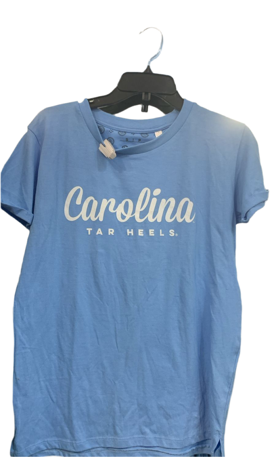 Women's Cursive Carolina Tar Heels Aleena T-shirt