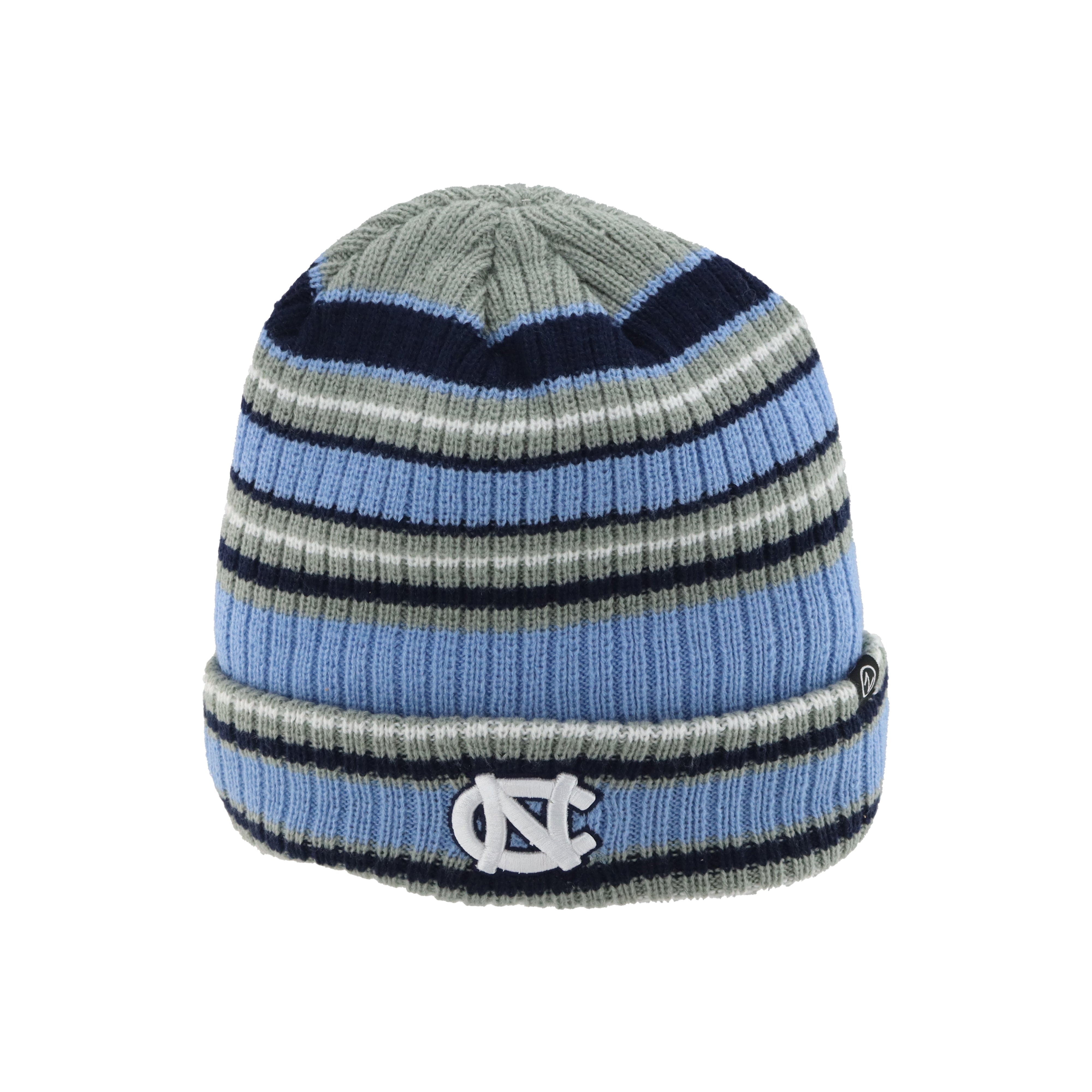 UNC Logo Striped Beanie