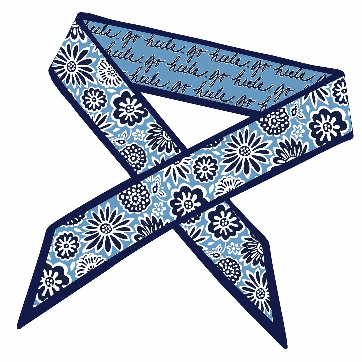 UNC Tar Heels Skinny Scarf