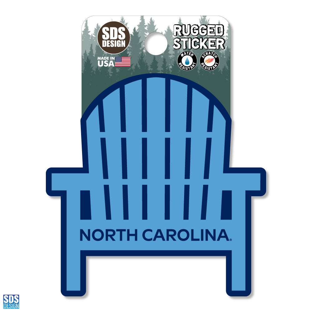 UNC Chair Rugged Sticker
