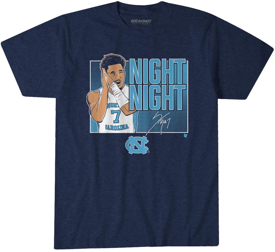 UNC Tar Heels Seth Trimble “Night Night” Shirt
