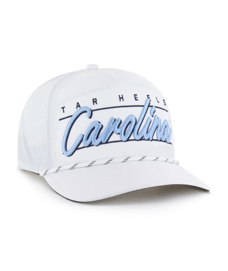 Carolina Tar Heels White Embroidered Hat