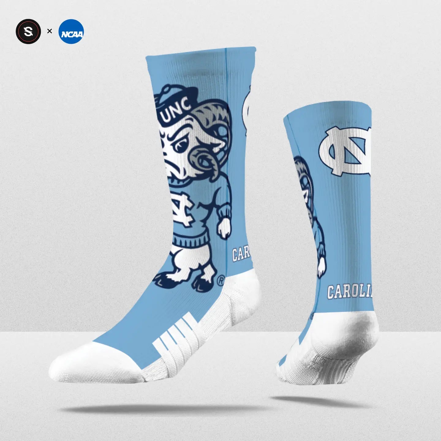 UNC Rameses Socks