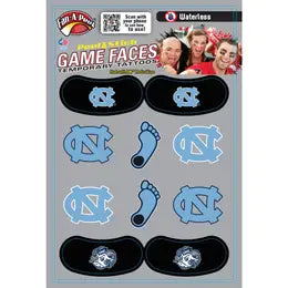 UNC Combination Game Day Temporary Tattoos