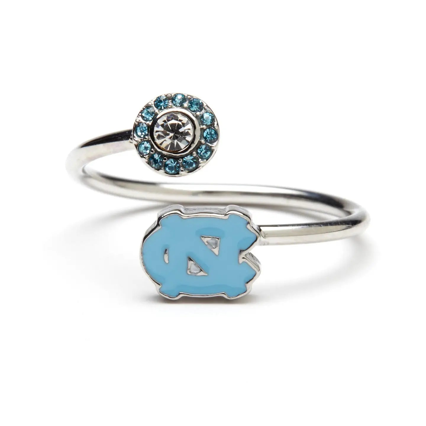 UNC Blue Rhinestone Ring