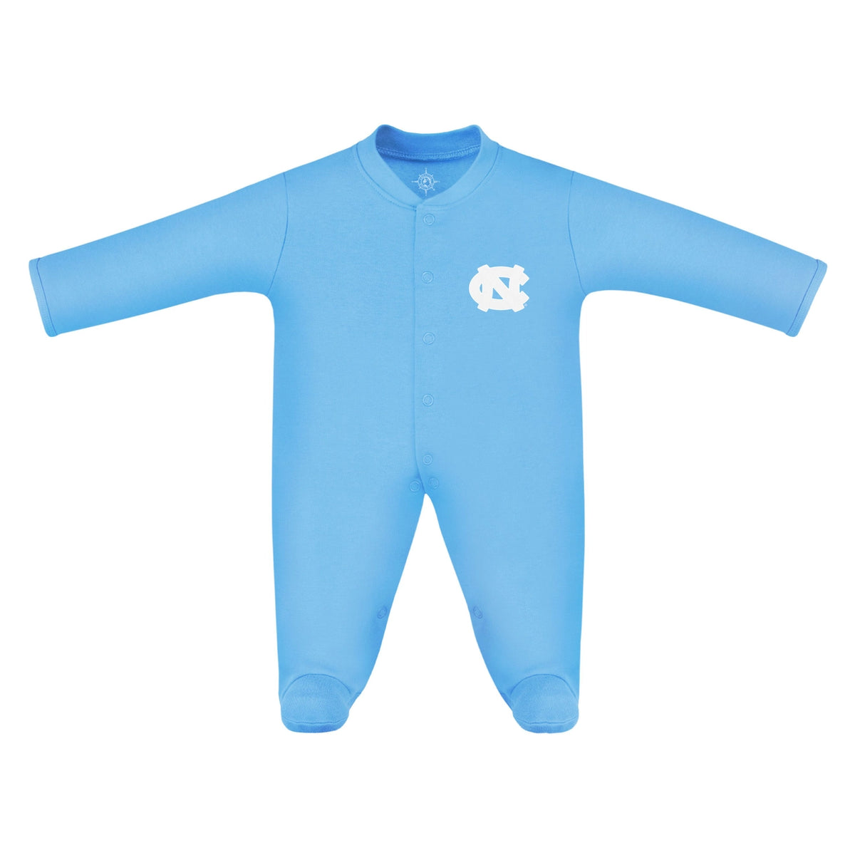 UNC Logo Footed Romper
