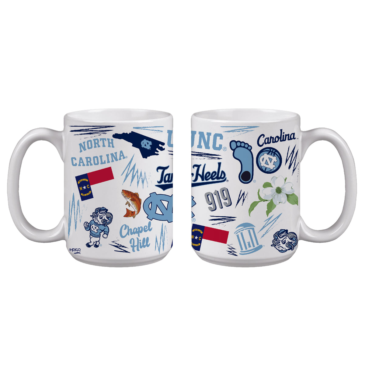 UNC Local White Mug