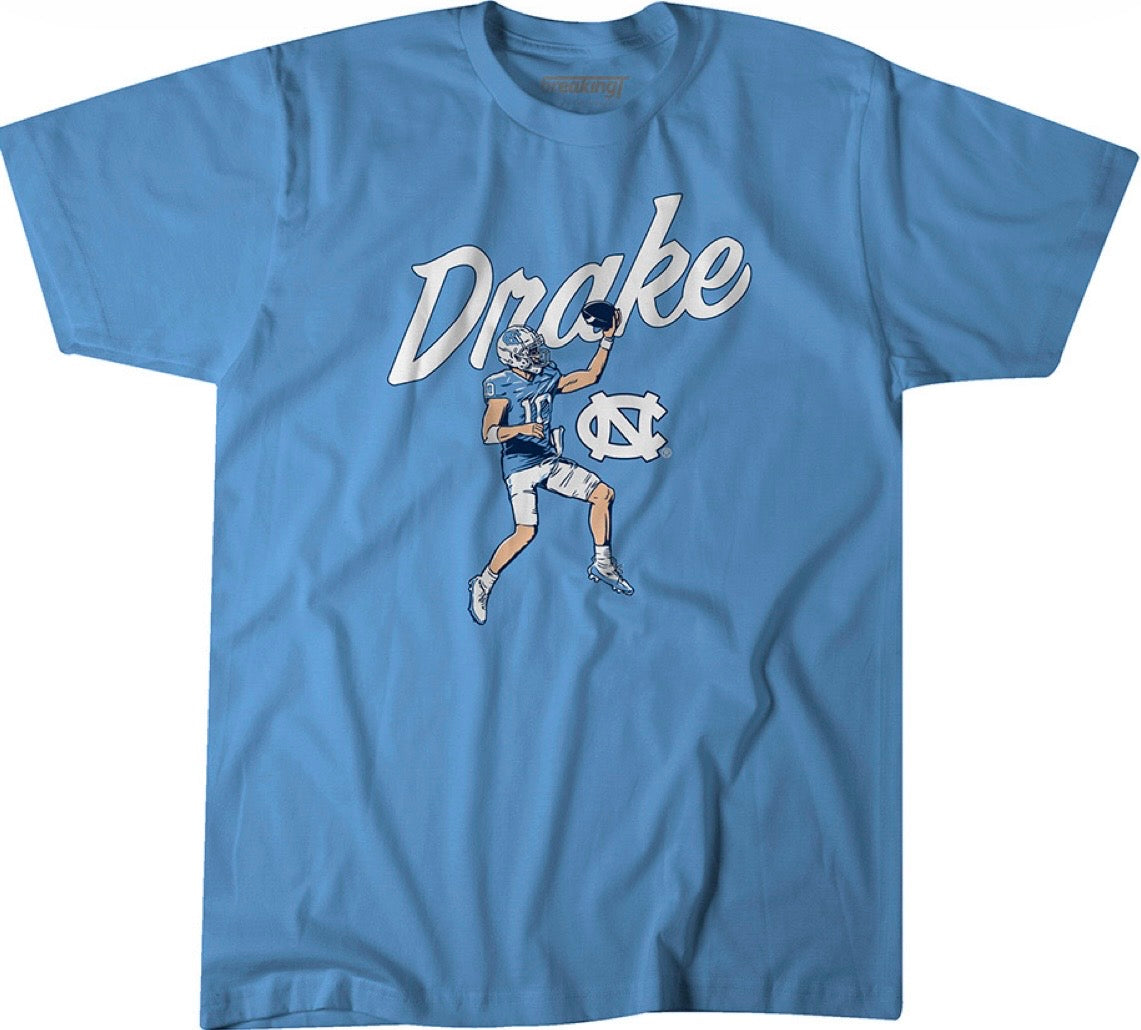 Drake Maye Football T-Shirt