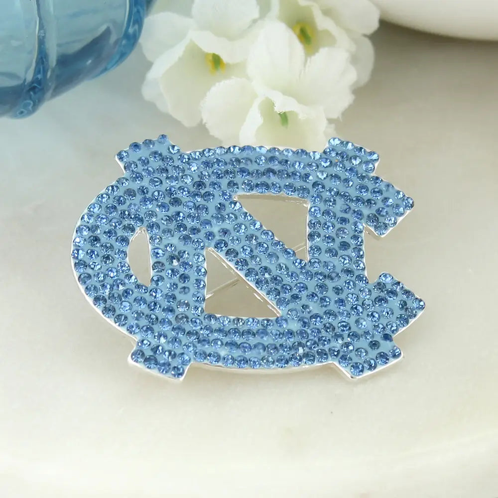 UNC Bejeweled Logo Pin