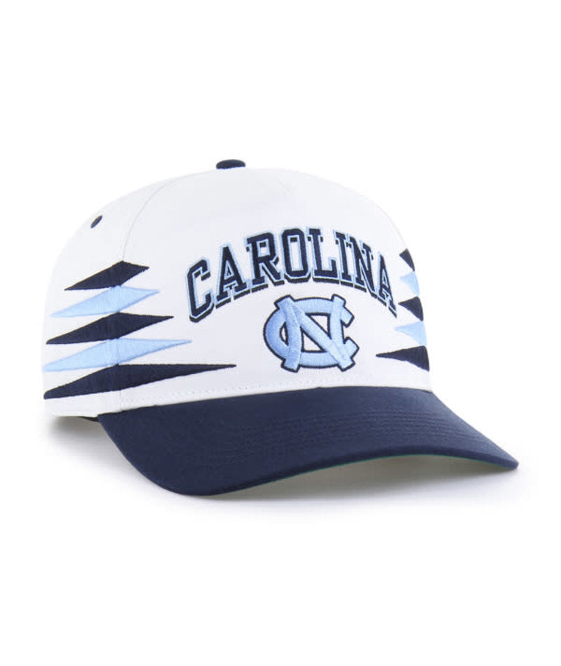 Carolina Logo White Diamond Cut Hat