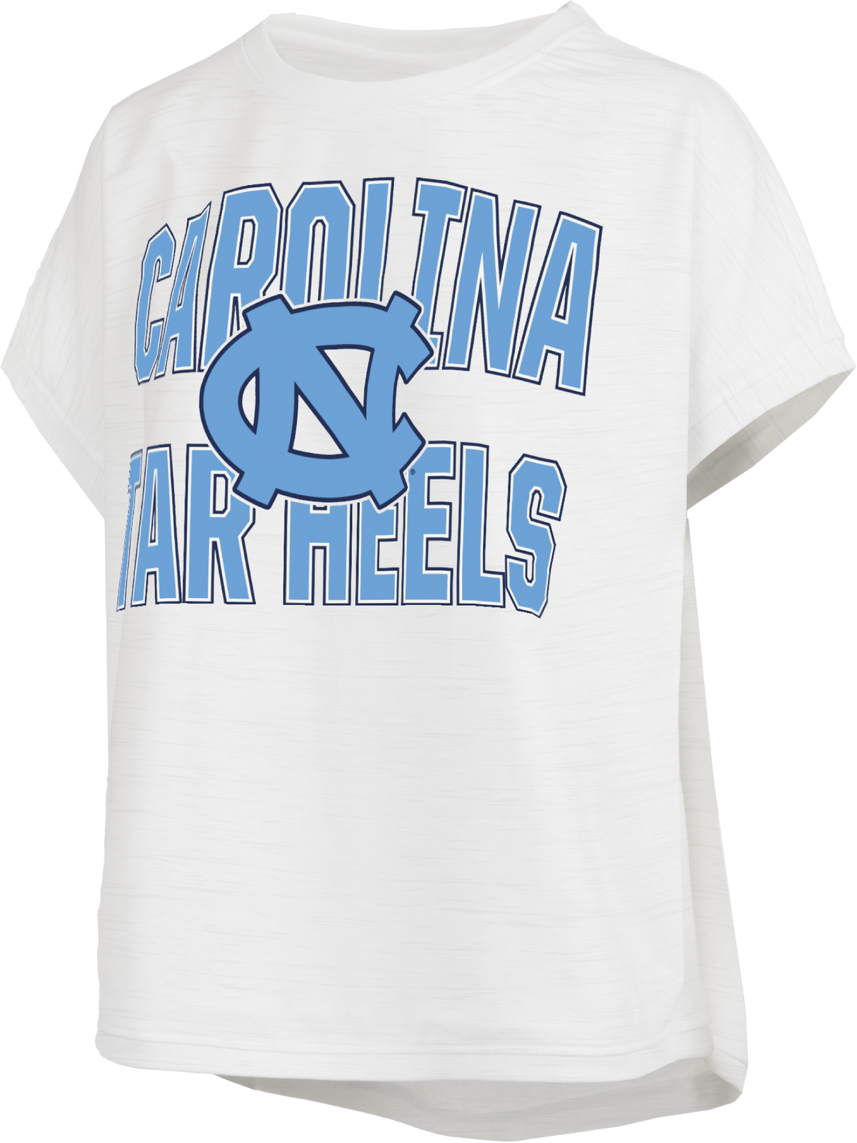 North Carolina "Maxima Glitter" - Short-Sleeve Rounded Bottom Top