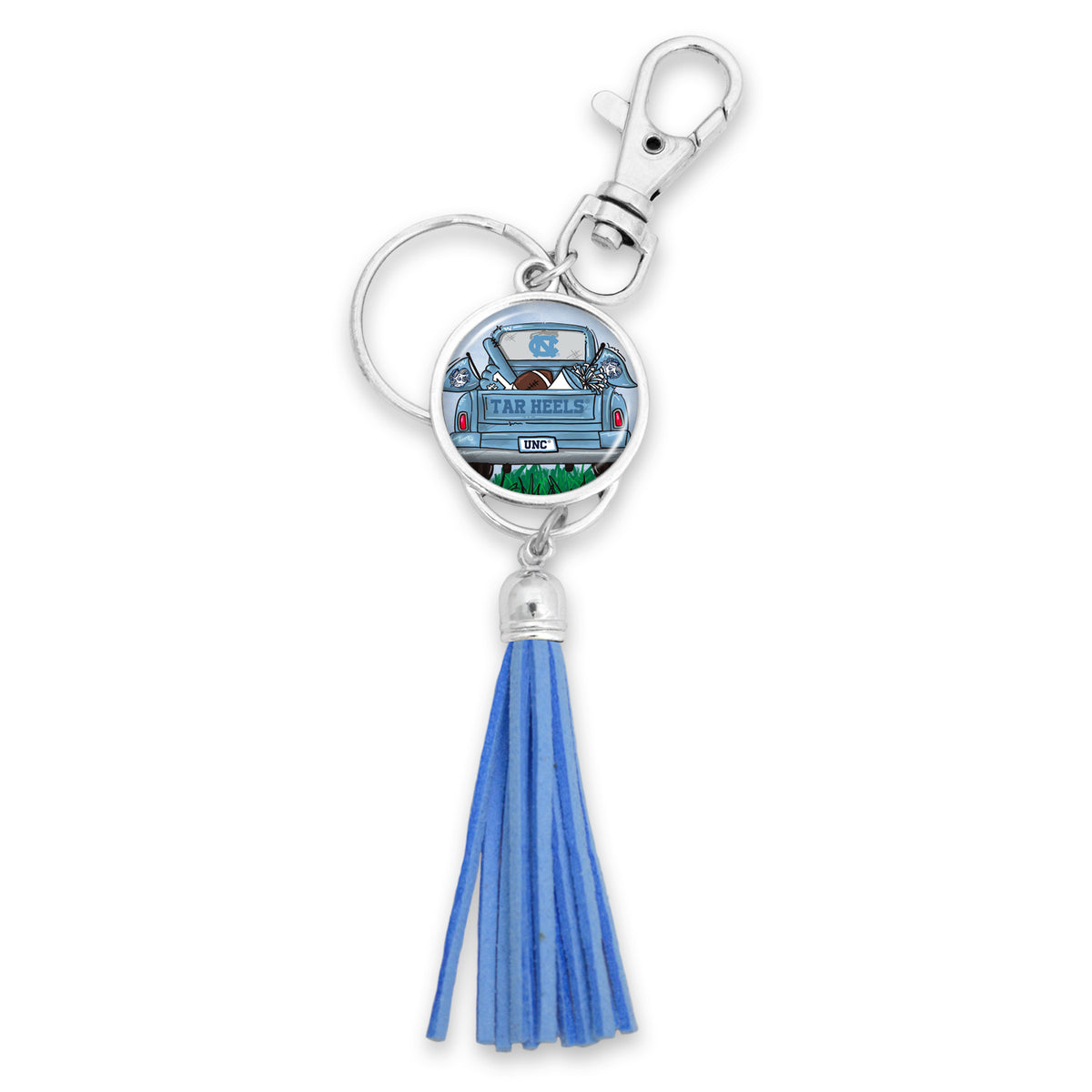 UNC Tailgate Truck Keychain