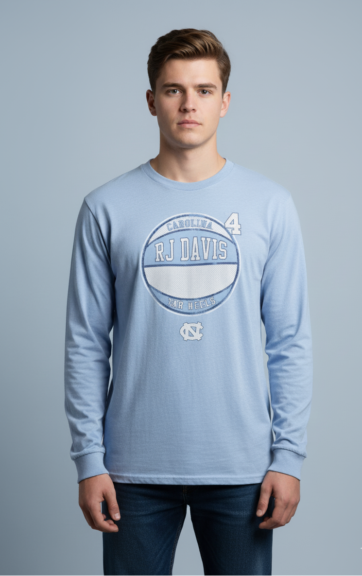Carolina Basketball Players Long-Sleeve Shirt