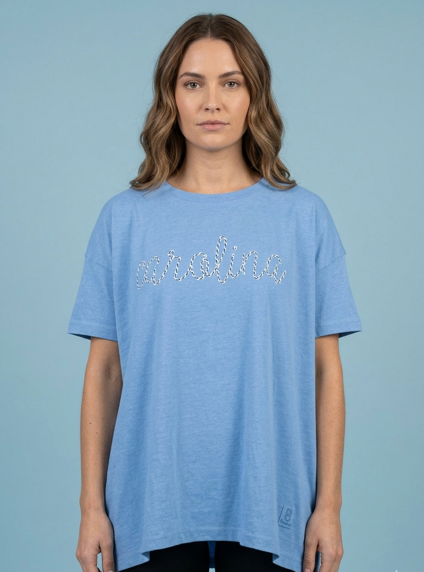 Carolina Swirl Script Top