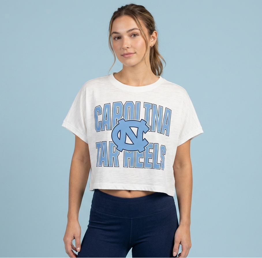 Carolina Tar Heels Cropped Shirt