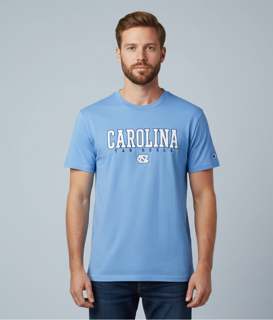 Carolina Tar Heels Embroidered T-Shirt