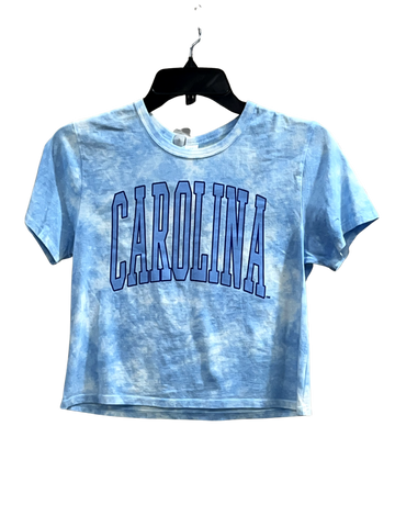 Women's Carolina Tie Dye Cropped T-shirt