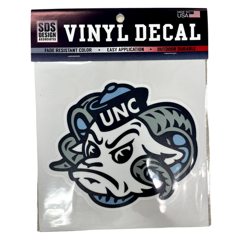 6" UNC Ram Head Vinyl Decal