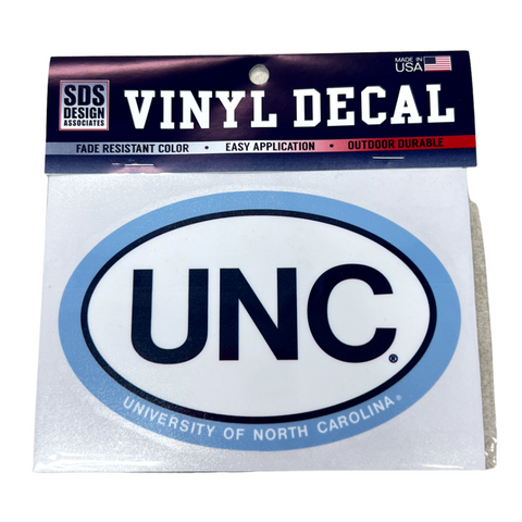 6" UNC Vinyl Decal
