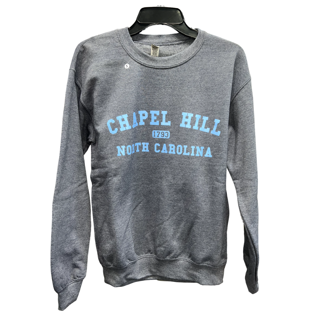 Chapell Hill 1793 North Carolina Crewneck Sweatshirt