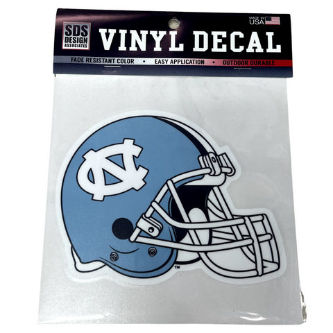 UNC Football Helmet Vinyl Decal Classic Carolina