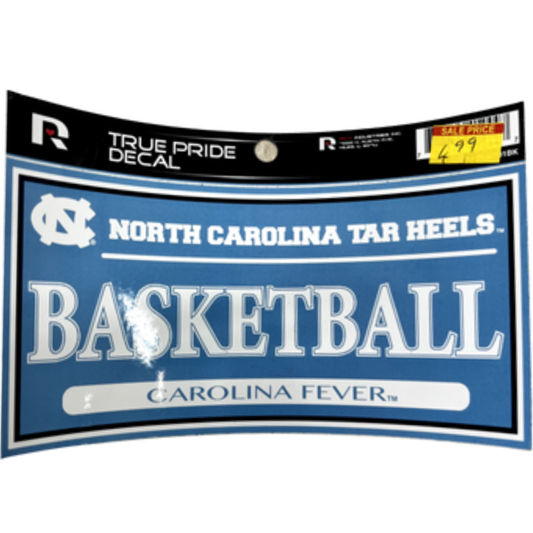 North Carolina Tar Heels Basketball Decal