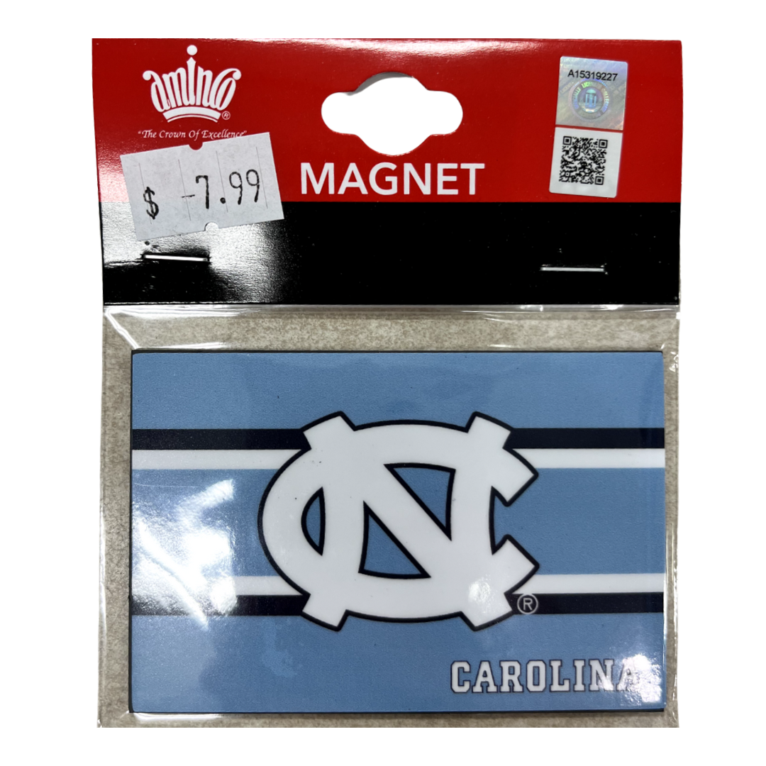 UNC Logo Striped Magnet