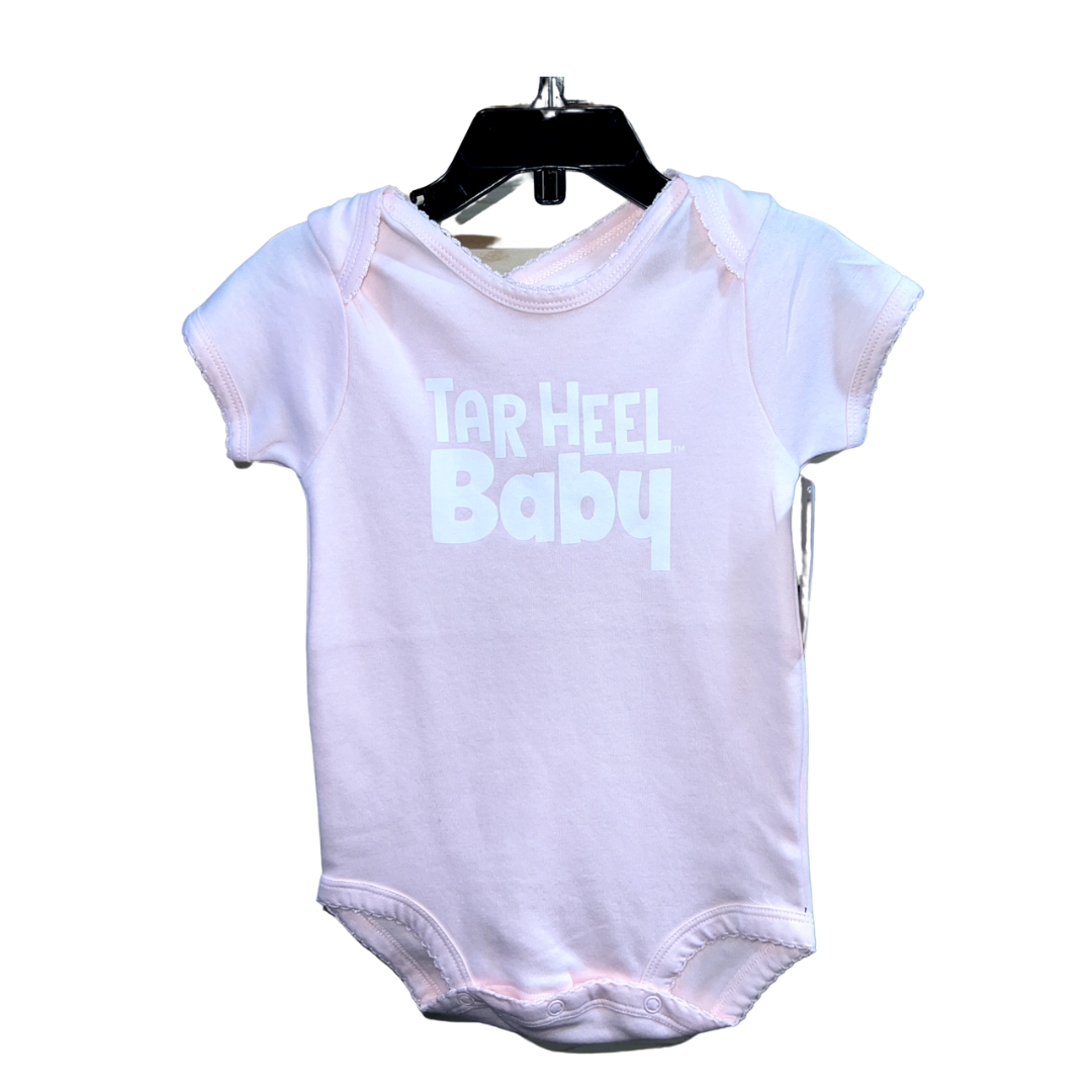 Tar Heel Baby Pink Onesie - Infant