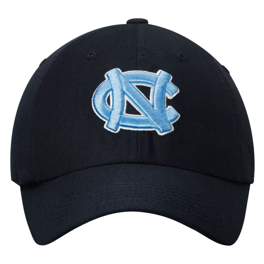 Carolina Blue UNC Logo Black Cap