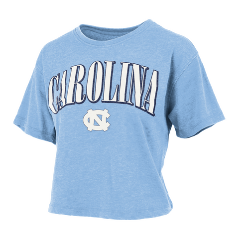 Women's Primetime Arch Carolina UNC Tri-Blend Cropped T-shirt