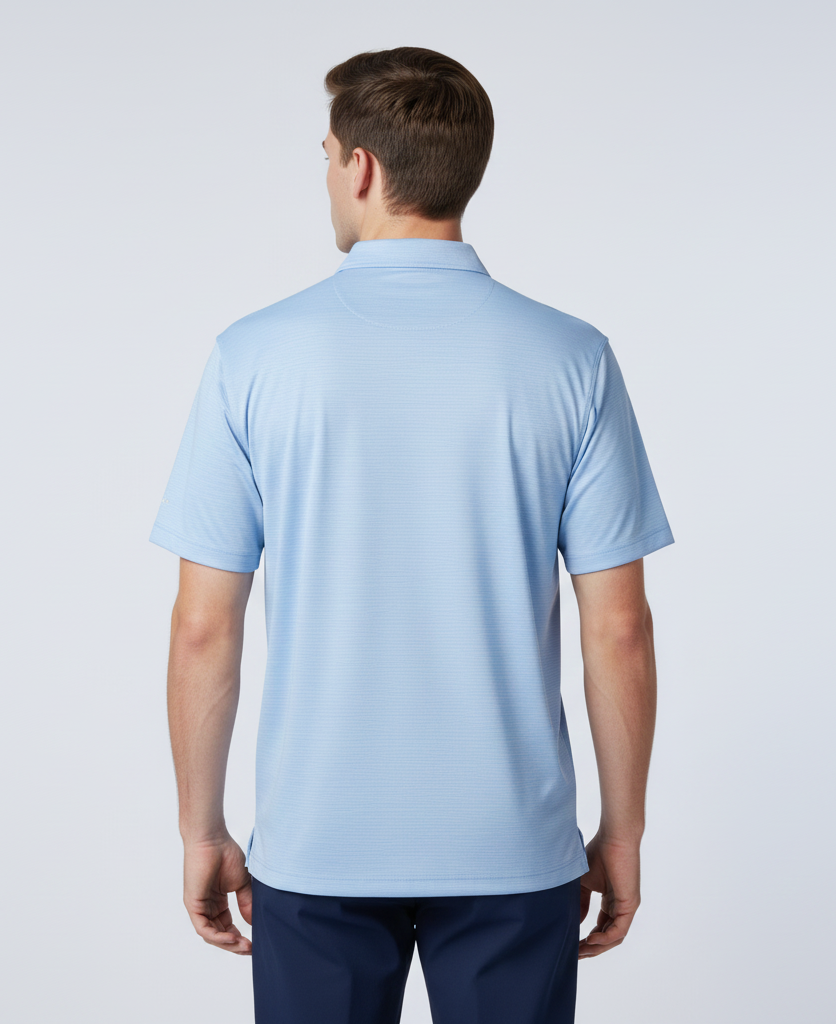 Columbia Striped Double Hit Polo