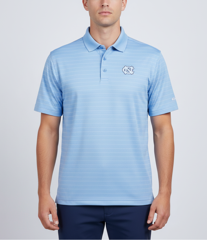 Columbia Striped Double Hit Polo